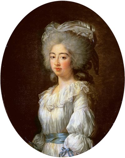 Retrato de Louise Marie Josephine, Condesa de Provenza, luego Reina de Francia de Elisabeth Louise Vigee Lebrun