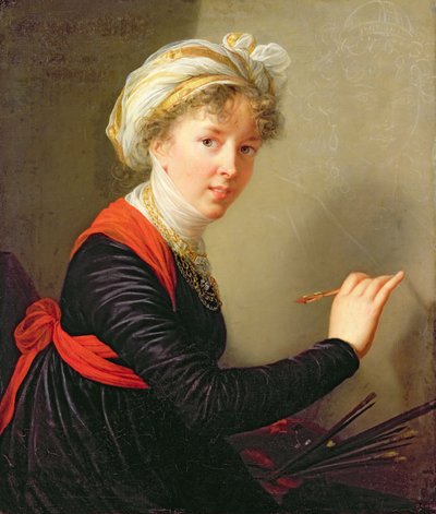 Autorretrato, 1800 de Elisabeth Louise Vigee Lebrun