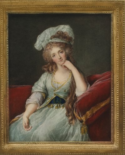 Retrato de Luisa María Adelaida de Borbón-Ponthièvre, Duquesa de Orleans de Elisabeth Louise after Vigee Lebrun