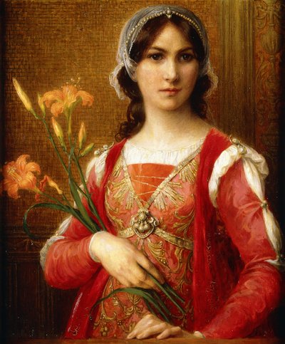 Beatrix Portinari, c.1913 (óleo sobre lienzo) de Elisabeth Sonrel