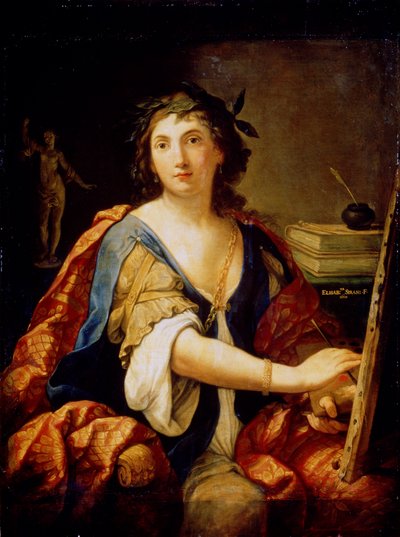Alegoría de la pintura (autorretrato), 1658 de Elisabetta Sirani