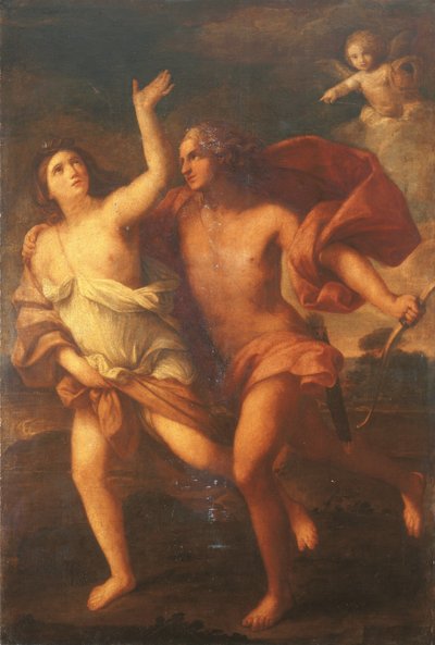 Dafne y Apolo de Elisabetta Sirani