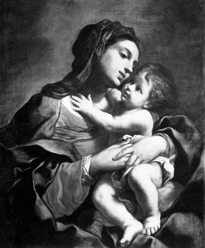Madonna y el Niño de Elisabetta Sirani