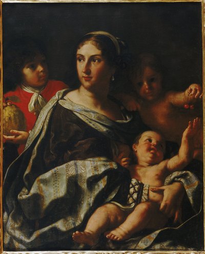 Retrato de Anna Maria Ranuzzi como Alegoría de la Caridad, 1665 de Elisabetta Sirani