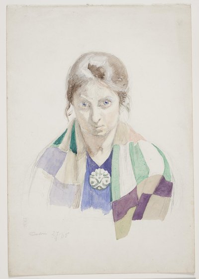 Retrato de Olivia Holm-Møller de Elise Konstantin Hansen