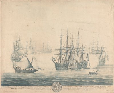 Vista de Bombay de Elisha Kirkall