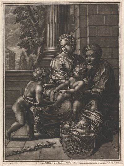 Virgen con el Niño de Elisha Kirkall