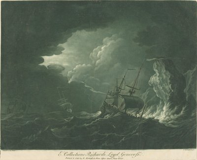 Escena de Embarcaciones de la Colección de Richard Lloyd de Elisha Kirkall after Willem van de Velde the Elder