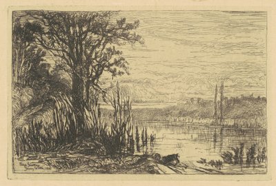 El Estanque en Cernay-la-Ville de Eliza Pratt Greatorex
