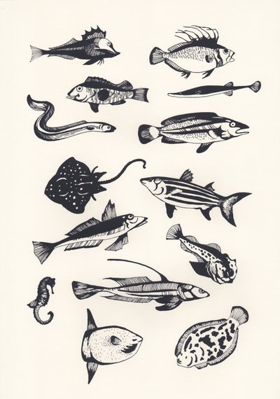 Pez liso monótono, 2015 de Eliza Southwood