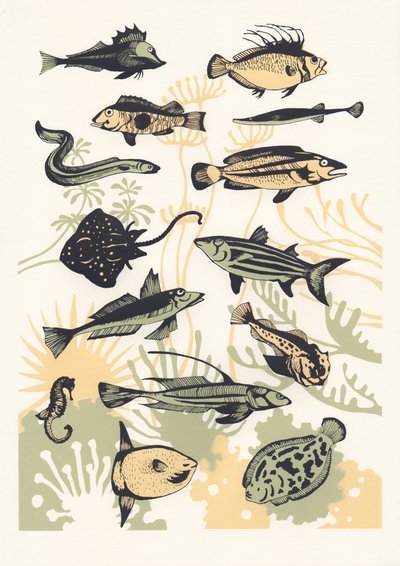 Pez de Alga Marina Durazno de Eliza Southwood