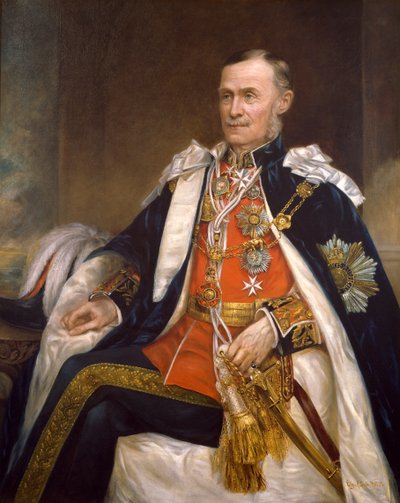 General de División Sir Owen Tudor Burne GCIE, KSI (1837-1909) de Elizabeth Anne Leslie Melville