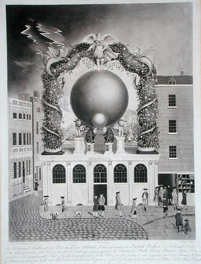 La Deuda Náutica de 1782, grabado por Francis Jukes, publicado por William Phelps de Elizabeth Henriette (after) Phelps