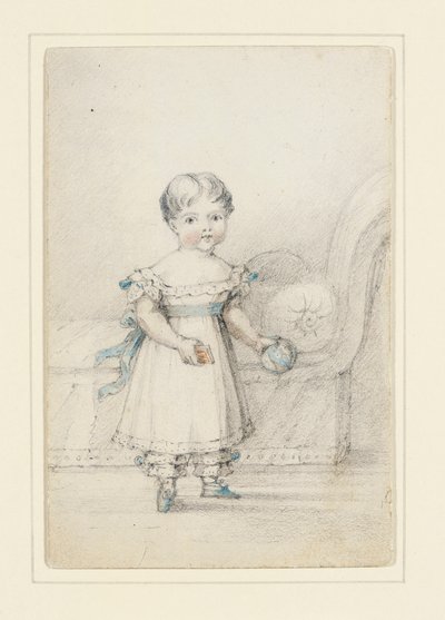 Princesa Victoria con una pelota, 1822 de Elizabeth Keith Heathcote