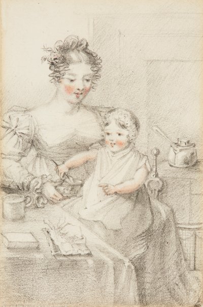 La reina Victoria de niña de Elizabeth Keith née Lindsay Heathcote