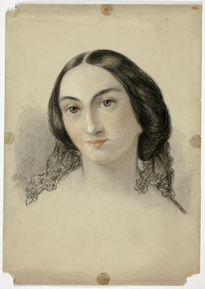 Cabeza de retrato femenino de Elizabeth Murray