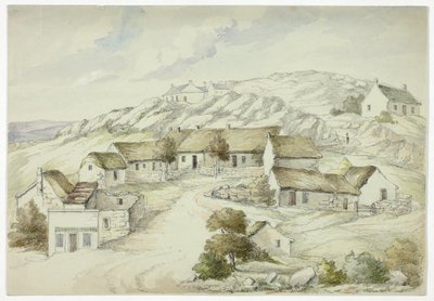 Pueblo de Kilkenny desde las rocas de Elizabeth Murray