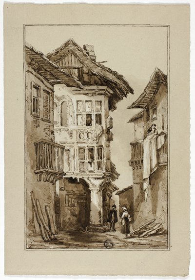 Escena de Calle Rústica de Elizabeth Murray