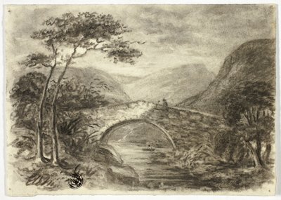 Puente de piedra en las montañas de Elizabeth Murray