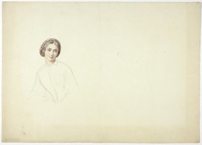 Estudio para retrato femenino de Elizabeth Murray
