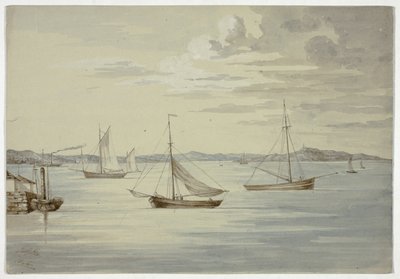 Vista de Inchkeith y las Islas del Firth of Forth desde Granton de Elizabeth Murray