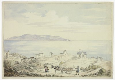 Vista de Dalkey desde la carretera de Elizabeth Murray