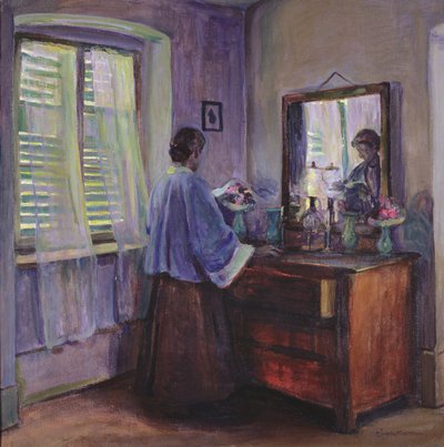 Las persianas cerradas (óleo sobre lienzo) de Elizabeth Nourse