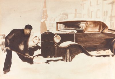 Desenterrando el coche, 1934 de Elizabeth R. Dewey