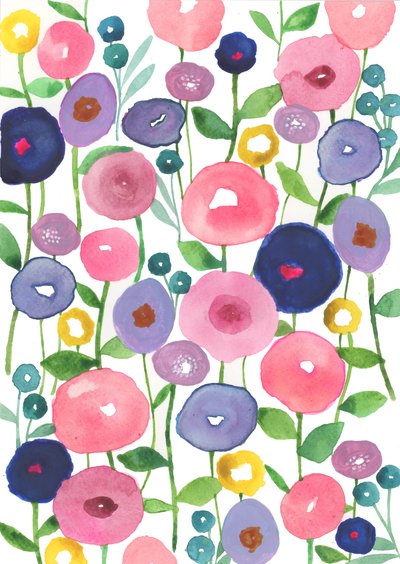 Amapolas en flor de Elizabeth Rider