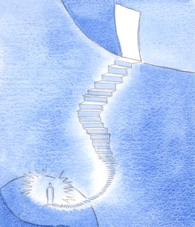 Una Escalera al Cielo: Fue Cristo quien me dio la bienvenida al comienzo de la larga 