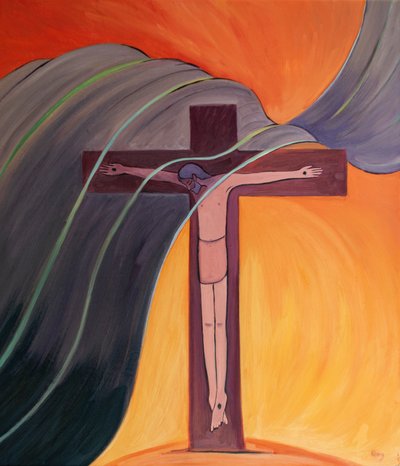 Un viento malévolo barre la tierra. Pero con nuestra confianza en Cristo podemos resistirlo, 2001 de Elizabeth Wang