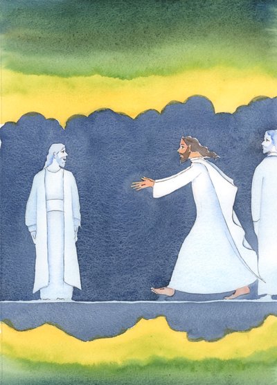 Después de la muerte de Cristo, pasó rápidamente junto a muchas personas santas en el inframundo, para saludar a Abraham, quien obedeció el llamado de Dios para dejar su país de Elizabeth Wang