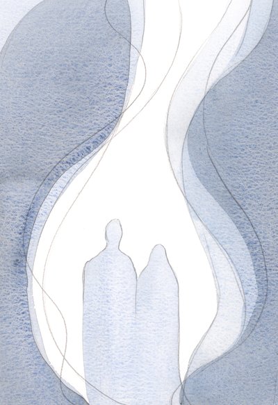 Mientras oraba, en comunión con Cristo y Su Madre, mi pequeña llama de oración era parte de la gran llama, ascendiendo de Elizabeth Wang