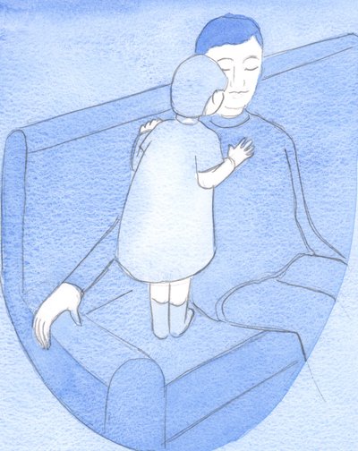 Así como un padre terrenal levanta a su pequeño hijo para una charla franca y abrazos tiernos, así Dios se deleita en nosotros en la oración de contemplación, 2002 de Elizabeth Wang