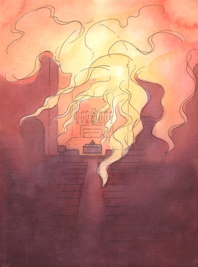 En la Misa, es como si un fuego ardiente de amor Divino penetrara en la iglesia - amor del Padre que 