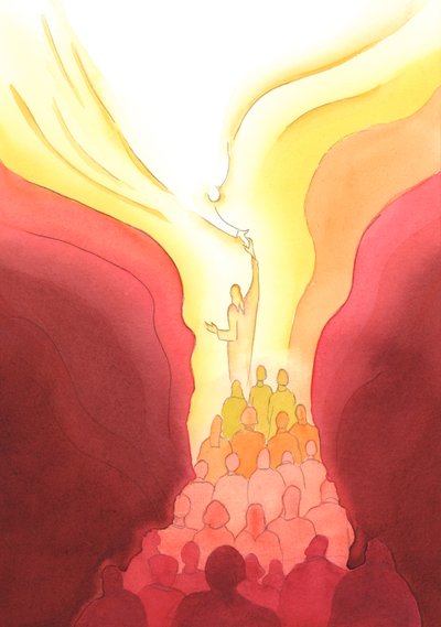 En cada Misa nos acercamos y encontramos al Padre a través del Sacrificio de Cristo nuestra Cabeza, unidos entre nosotros y con Él de Elizabeth Wang