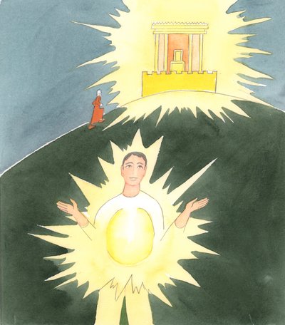 Antes del tiempo de Cristo, la gente tenía que ir al Templo en Jerusalén para estar donde Dios había descendido de una manera especial de Elizabeth Wang