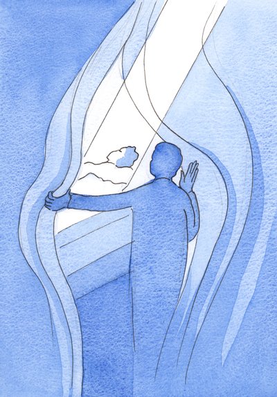 Con nuestras fervientes oraciones a Nuestra Señora Bendita, es como si apartáramos las hebras de oscuridad, para dejar que la luz del Cielo brille sobre los necesitados. de Elizabeth Wang