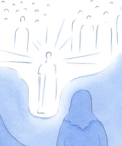 Por la oración, nos acercamos mucho a los Santos del Cielo, como si el suelo del cielo descendiera. Cada acto de fe nos lleva aún más cerca de Elizabeth Wang