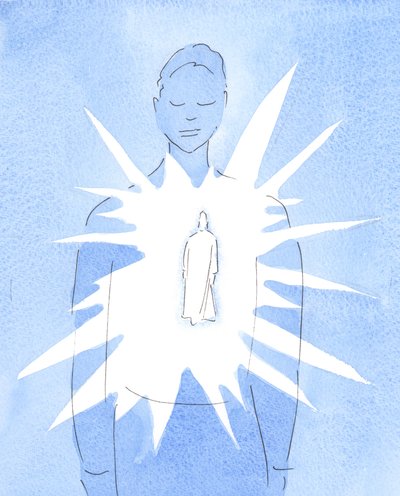 Por el Espíritu Santo, Cristo está presente en el alma de la persona bautizada, irradiando su amor y sabiduría, iluminando el alma con alegría y bondad Divina de Elizabeth Wang