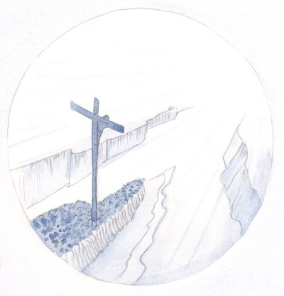 Por el poder del Sacrificio de Cristo, durante la Santa Misa, Cristo atraviesa el Cielo y nos acerca al Padre, como cuando un gran barco entra en un estuario para llevar su preciada carga a casa. de Elizabeth Wang