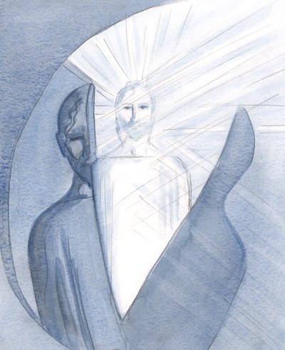 Con verdadera contrición y adoración desinteresada podemos romper para encontrarnos con el Cristo vivo y radiante dentro de nuestras imágenes mentales infantiles de Elizabeth Wang