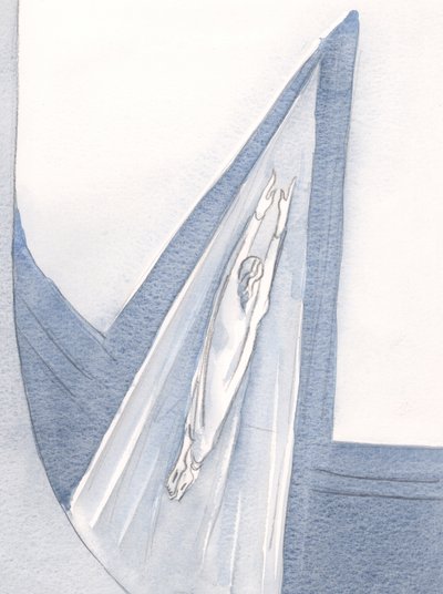 Cristo entró en el Cielo vestido de blanco, y seguimos el camino. de Elizabeth Wang