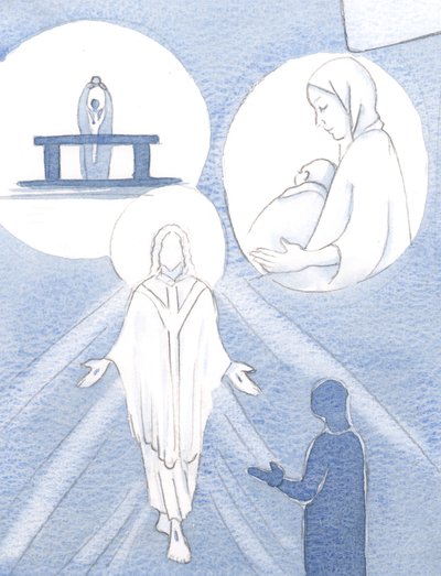 Cristo explicó un día que es por nuestra debilidad que Él viene a nosotros de Elizabeth Wang