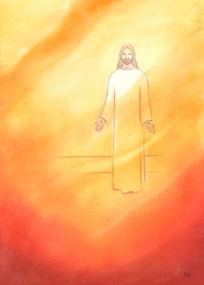 Cristo es radiante y alegre en Su Vida Resucitada de Elizabeth Wang