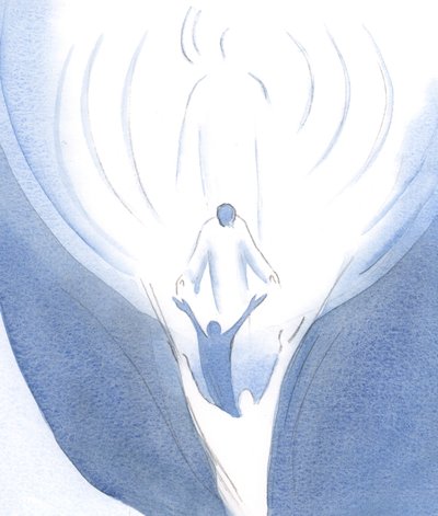 Cristo se inclina desde el Cielo y nos atrae, con el poder del Espíritu Santo, al corazón de Dios de Elizabeth Wang