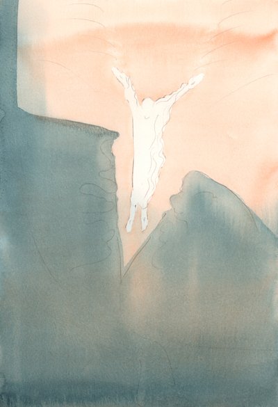 Cristo salta amorosamente a las temibles y oscuras profundidades de nuestros corazones de Elizabeth Wang