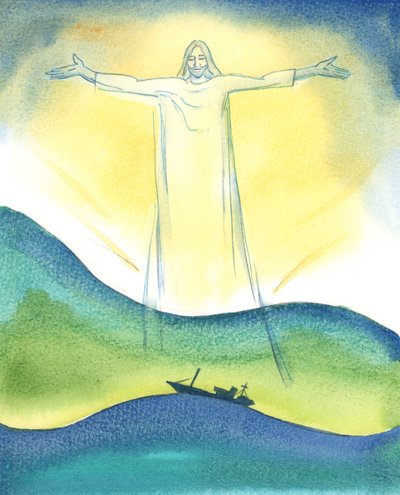 Cristo nuestro Dios estaba verdaderamente en acción en la Creación del Universo, con el Padre y el Espíritu Santo de Elizabeth Wang