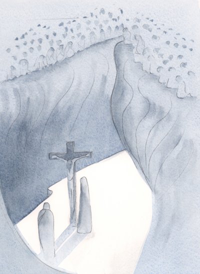 Cristo demostró Su humildad en la debilidad y fragilidad que aceptó al sufrir por los pecados de todas las generaciones. de Elizabeth Wang