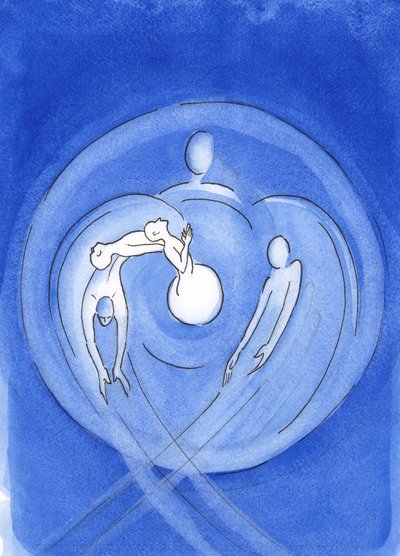 Desde toda la eternidad el Hijo de Dios, que nació de María, surge del amor ardiente del corazón del Padre, en el poder del Espíritu Santo de Elizabeth Wang